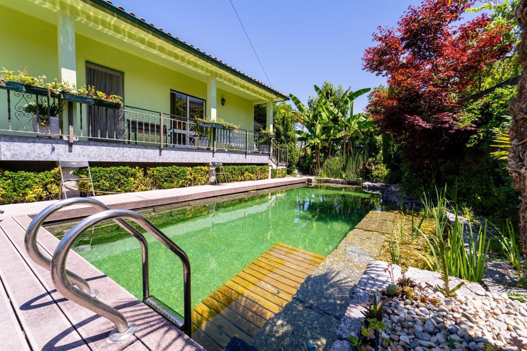 Gondomar Guimaraes - Moradia V3 Com Piscina Natural By House And People Zewnętrze zdjęcie